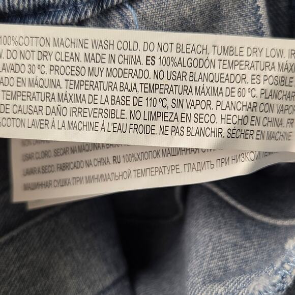 Forever21 Womens Pleated Denim Mini Skirt Size Small - Picture 4 of 5